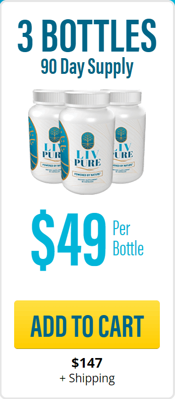 Liv Pure 3 bottles